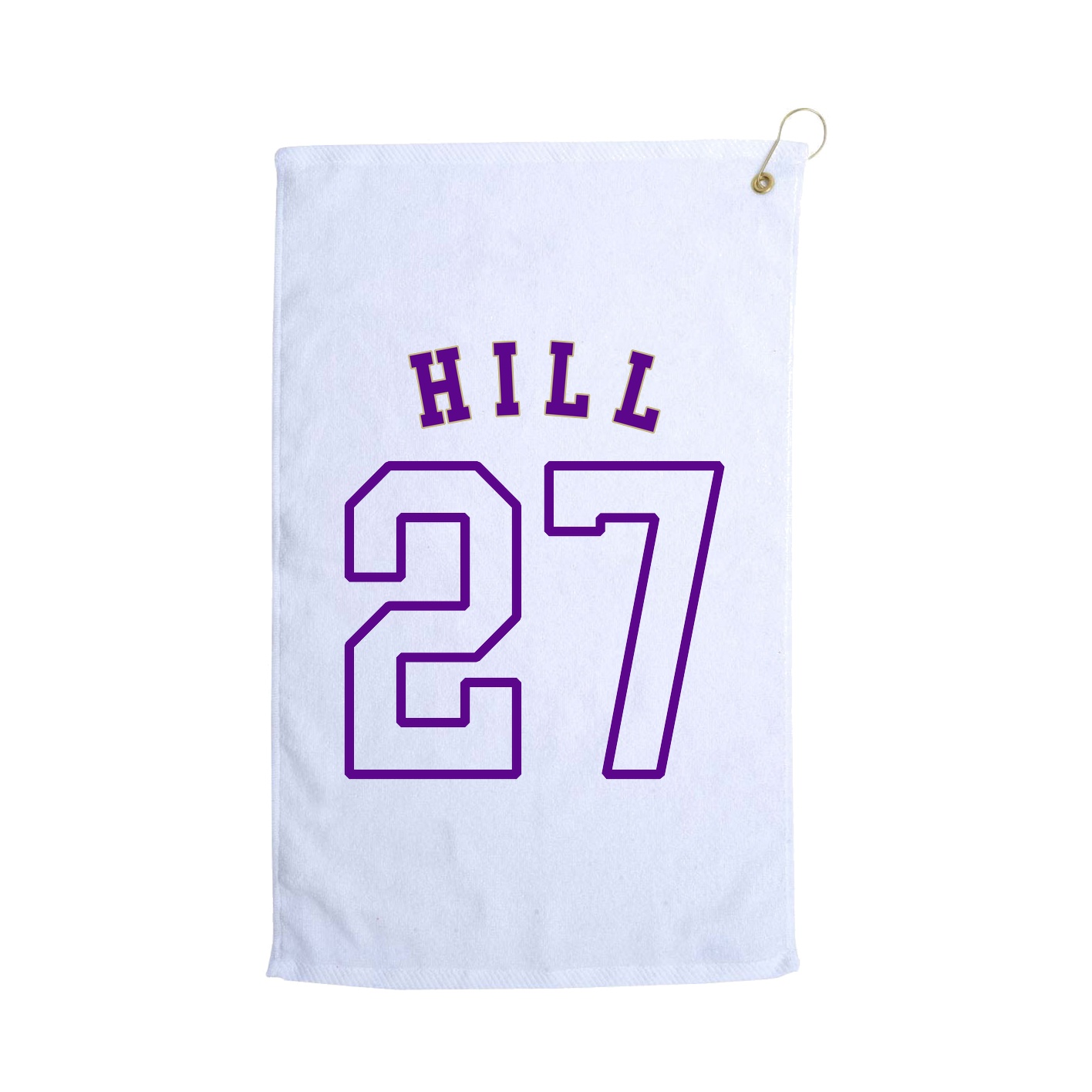 Golf Towel — Shirsey Arch in White