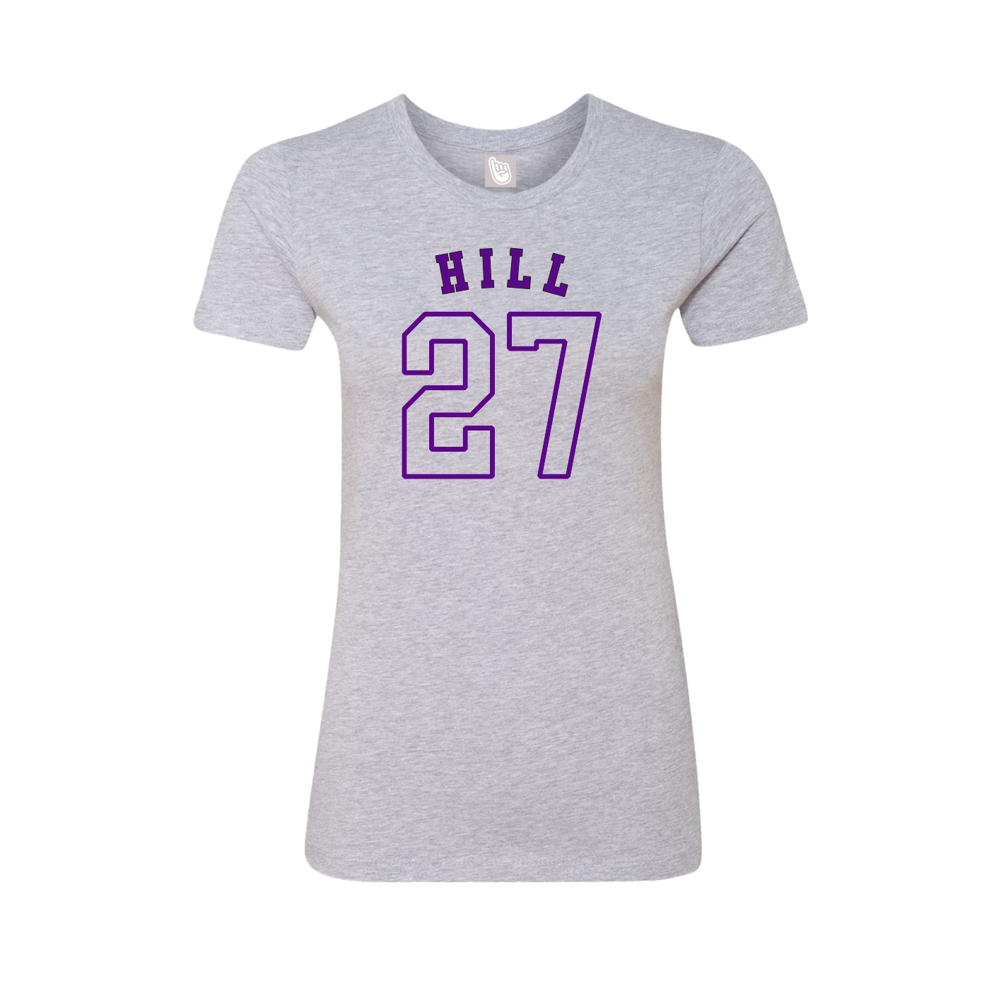 Fitted Women's Tee — Shirsey Arch in Grey