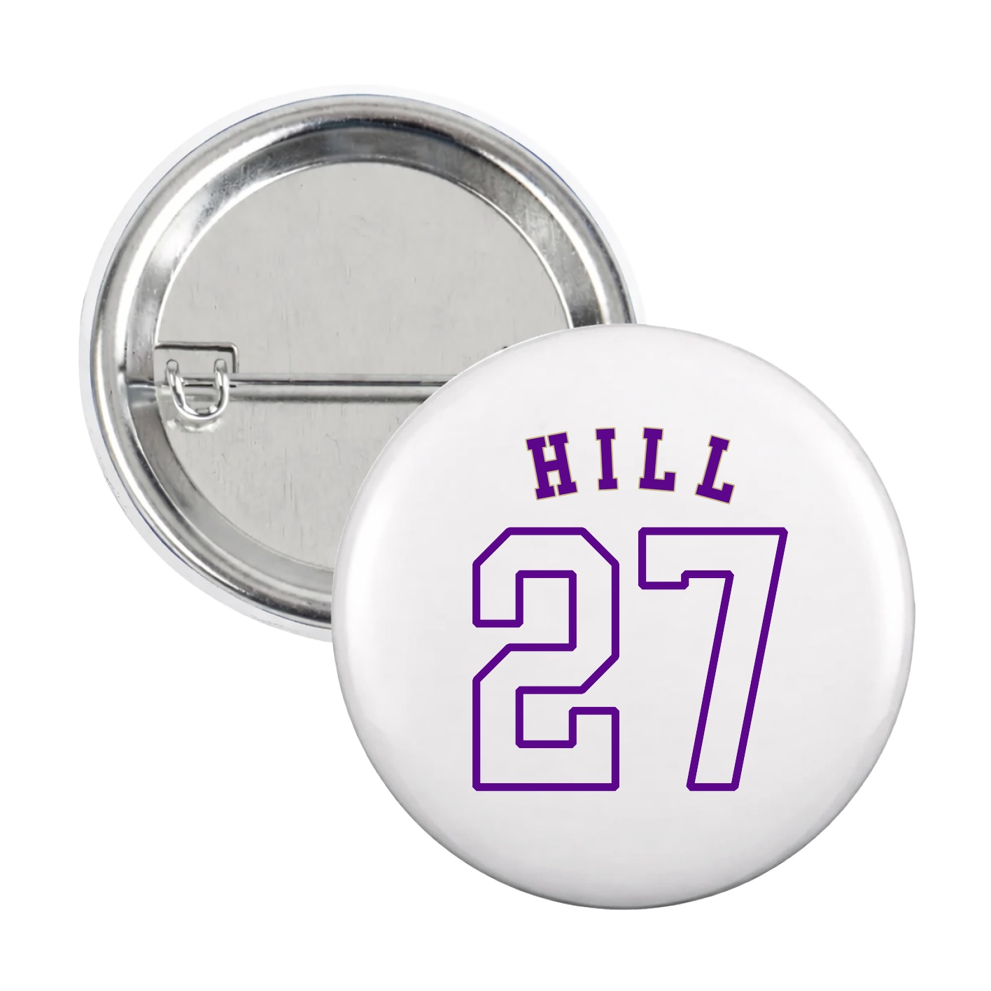Game Day Button — Shirsey Arch in White
