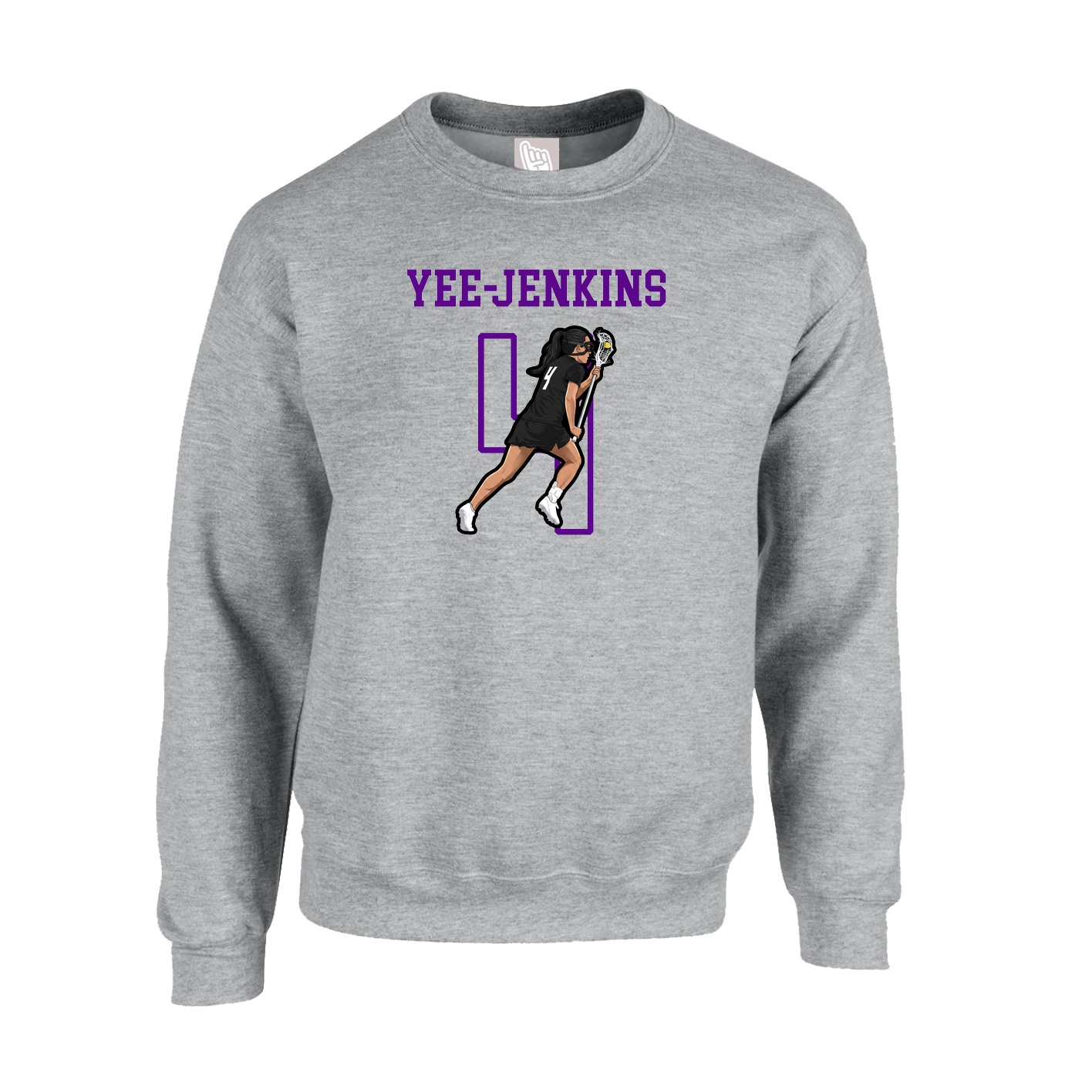 Fleece Crew — Shirsey in Grey