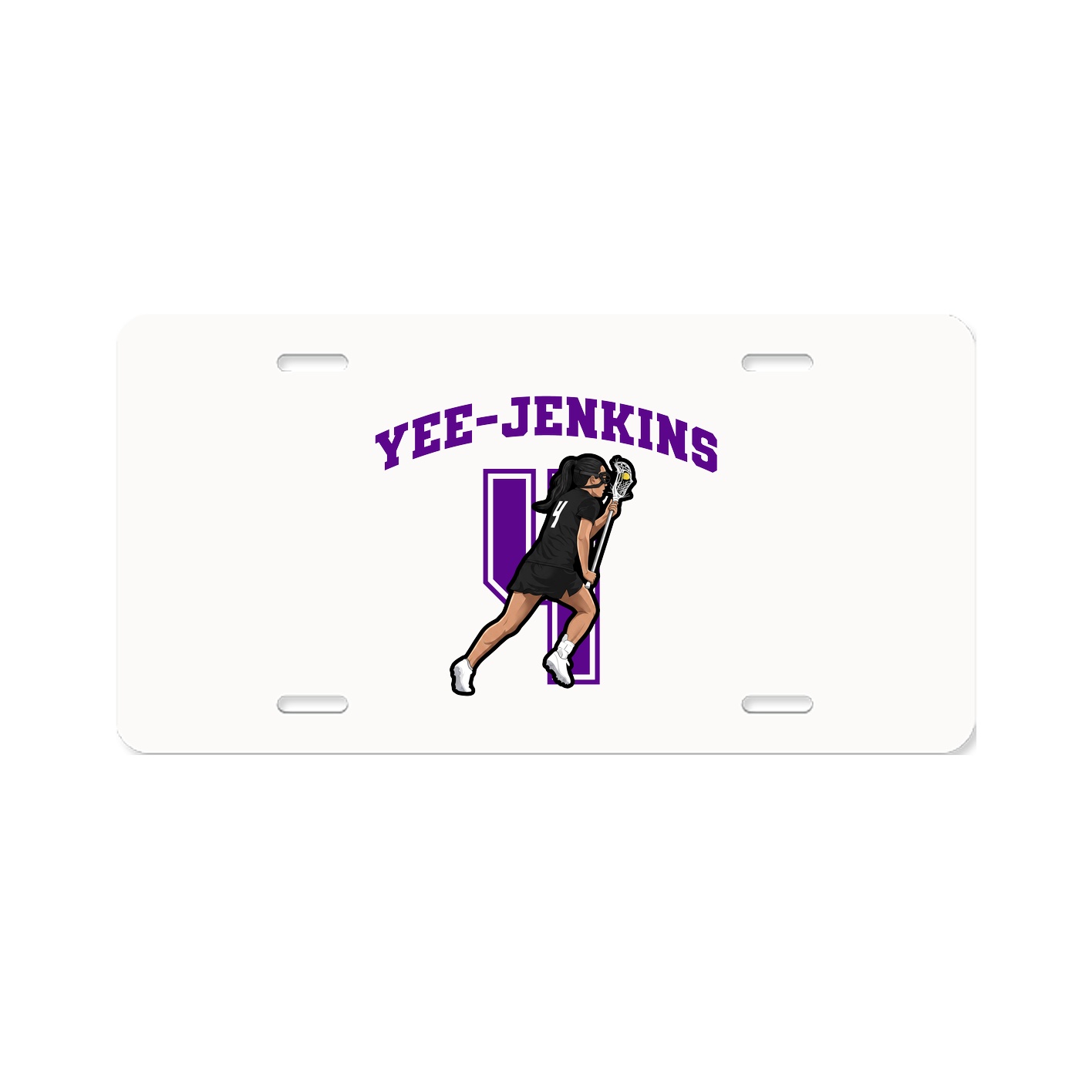 License Plate — Number in Classic