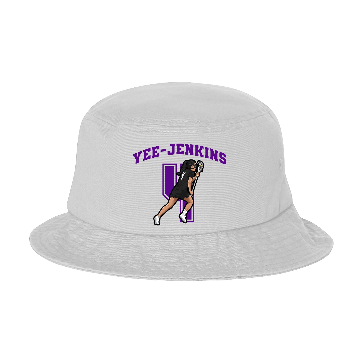 Bucket Cap — Number in White