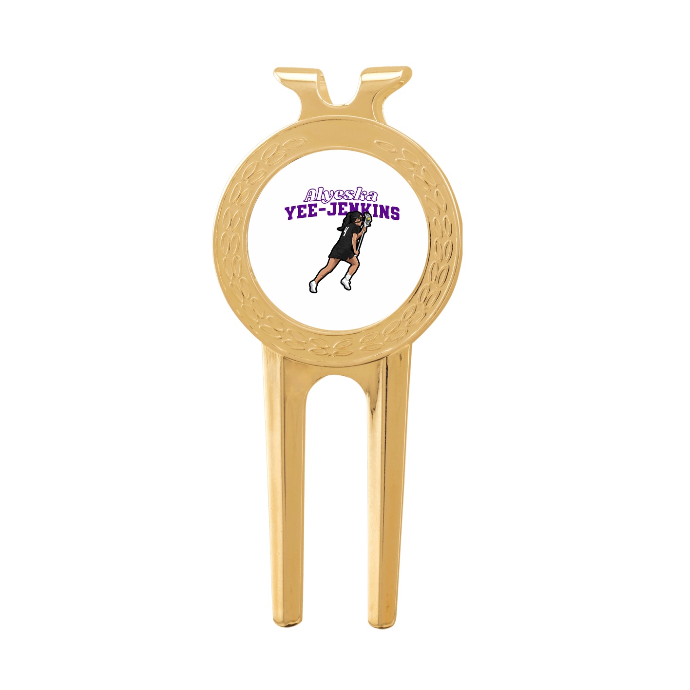 Divot Tool with Ball Marker — Name Arch in Classic