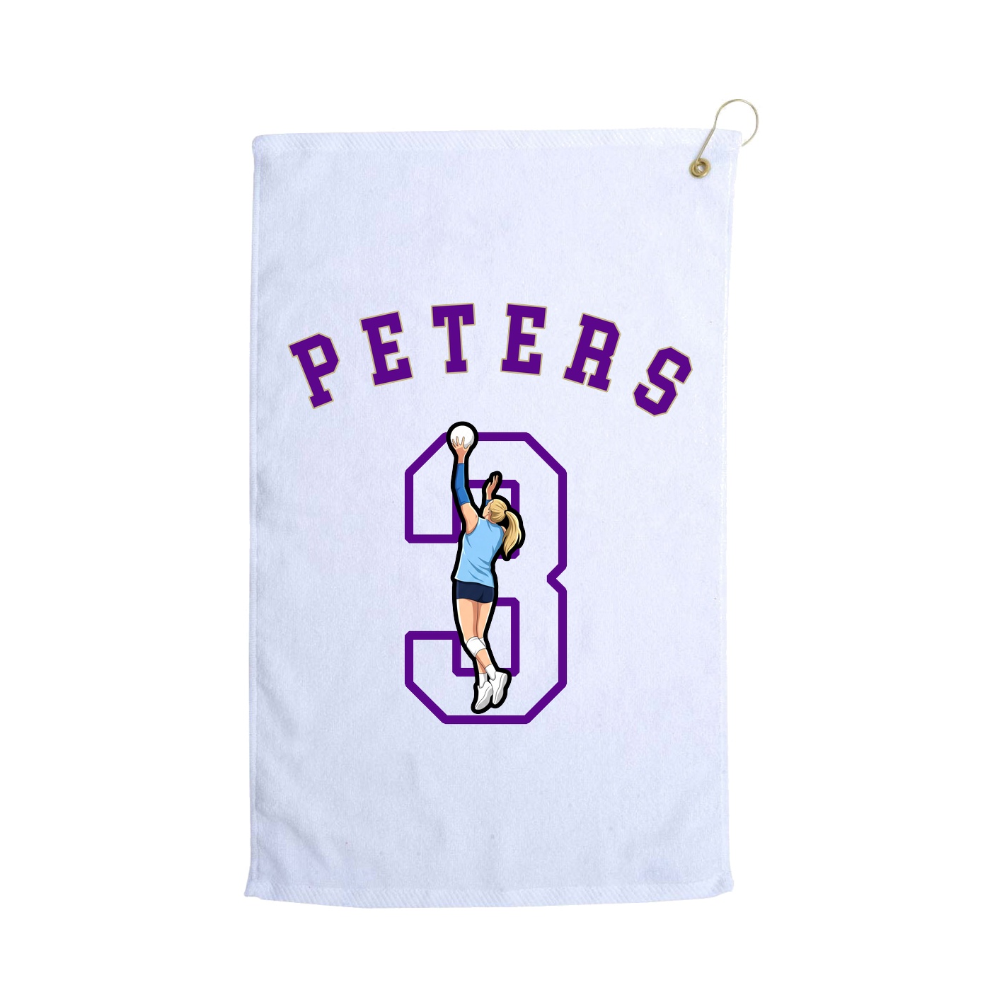 Golf Towel — Shirsey Arch in White