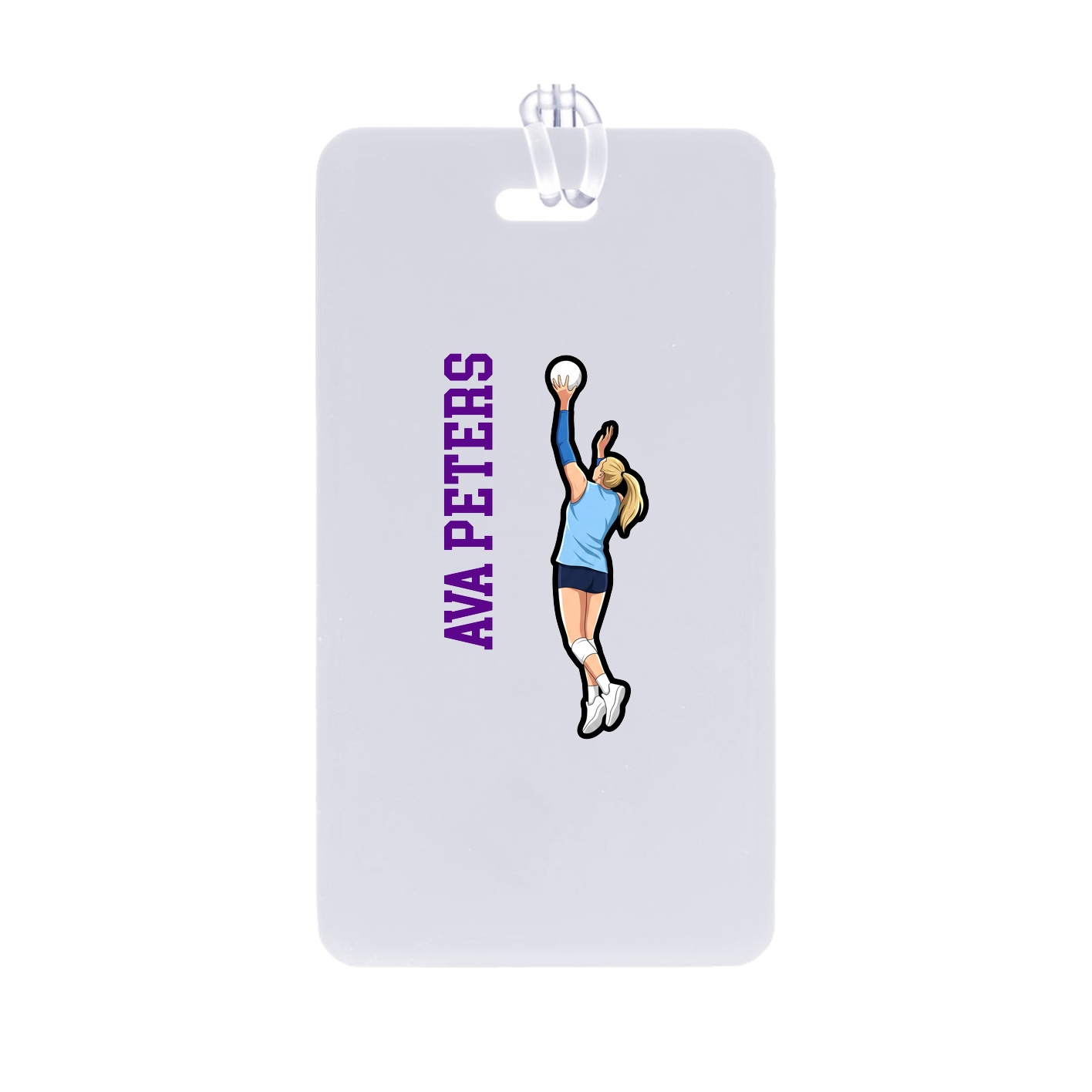 Bag Tag — Name Vertical in Classic