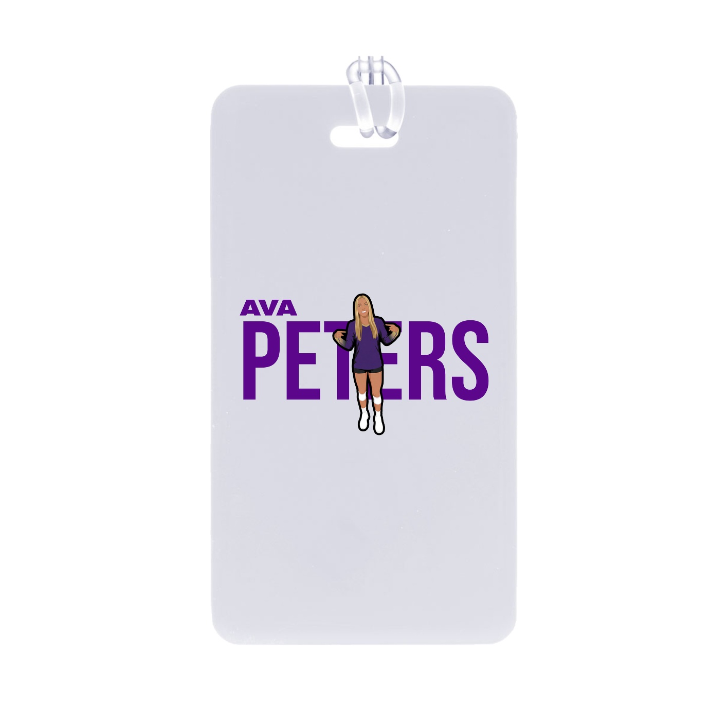 Bag Tag — Player Name in Classic