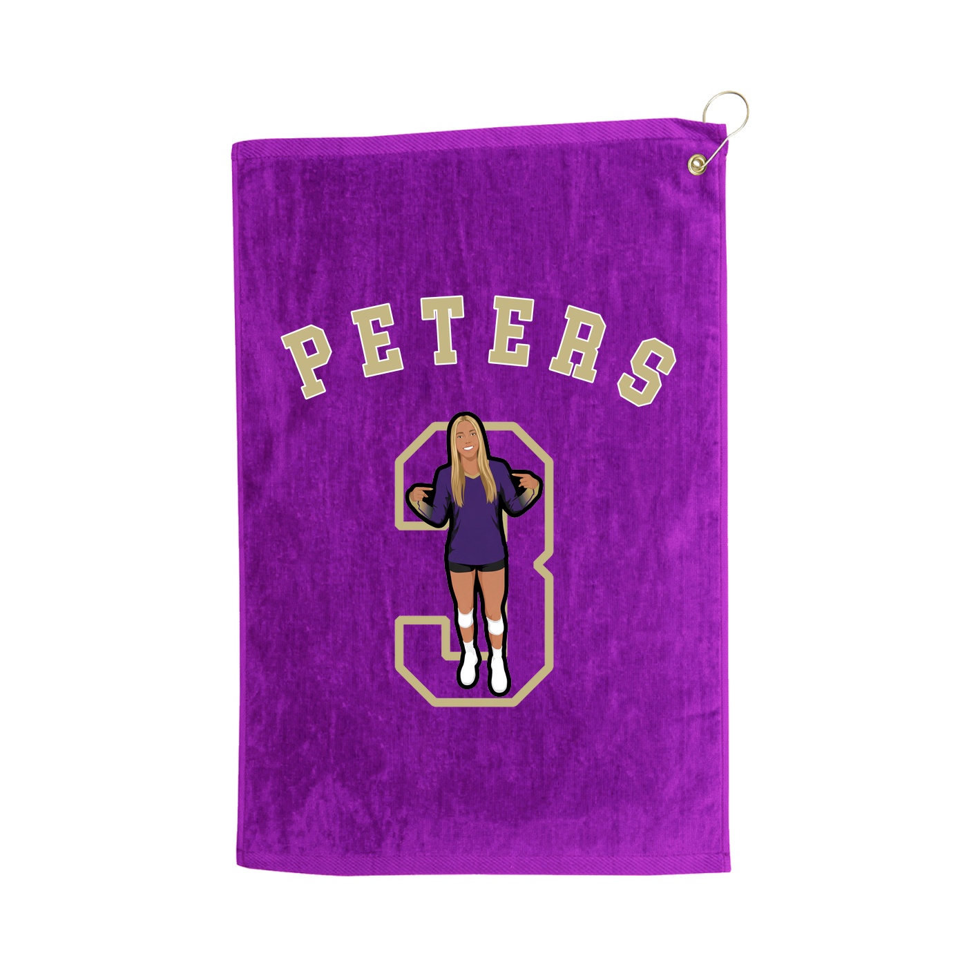 Golf Towel — Shirsey Arch in Purple
