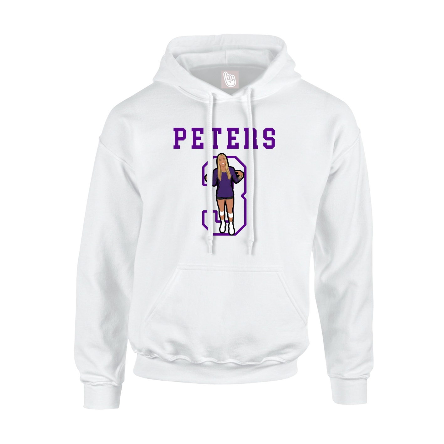 Youth Hoodie — Shirsey in White