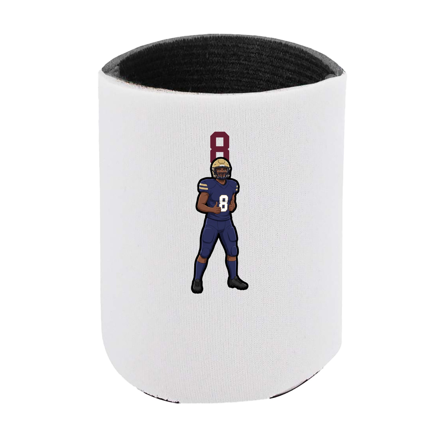 Can Holder — Number Top in White