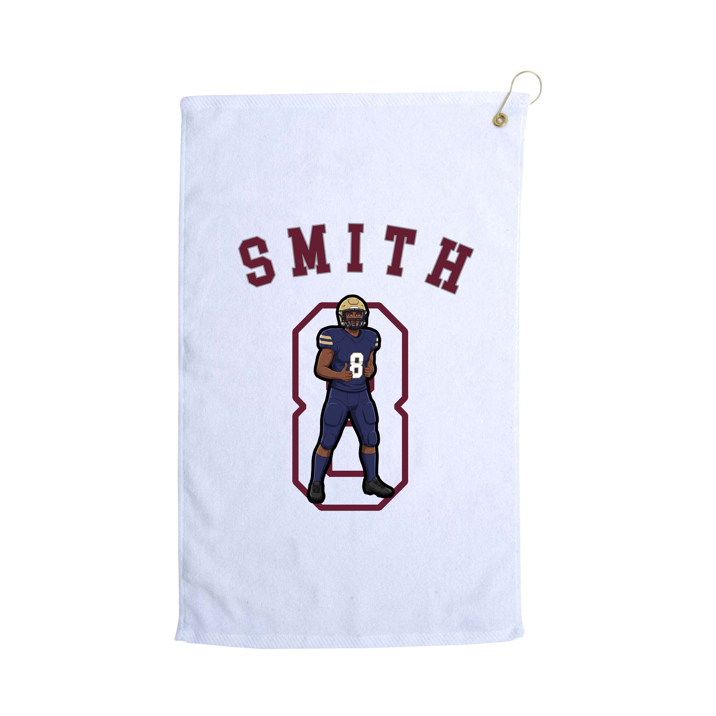 Golf Towel — Shirsey Arch in White