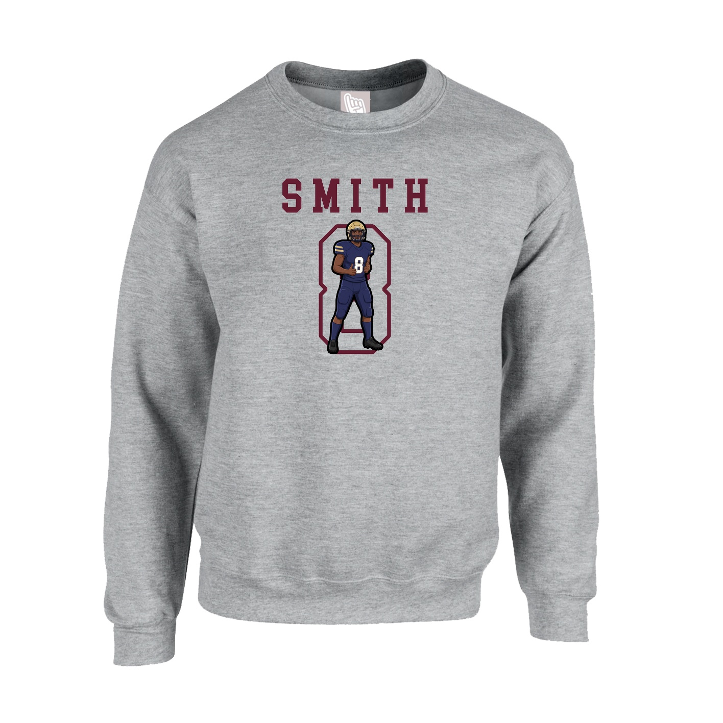 Fleece Crew — Shirsey in Grey