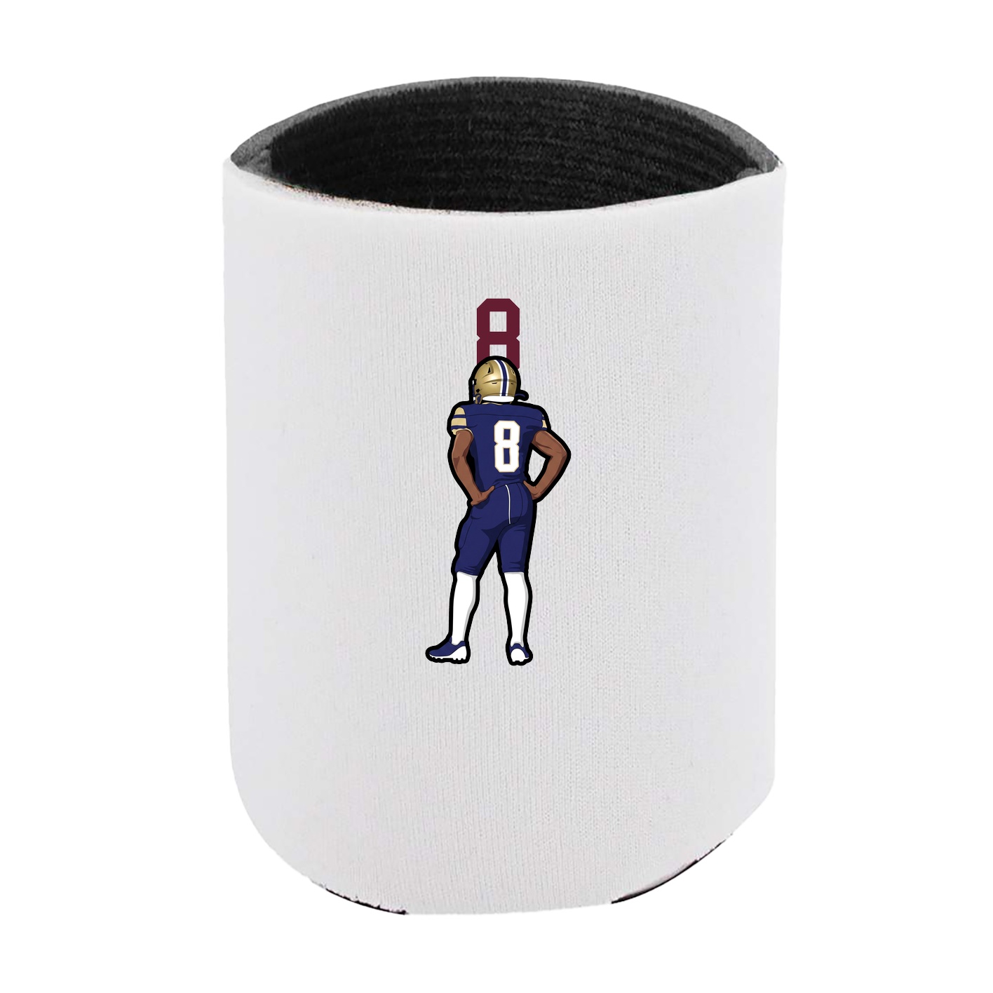 Can Holder — Number Top in White