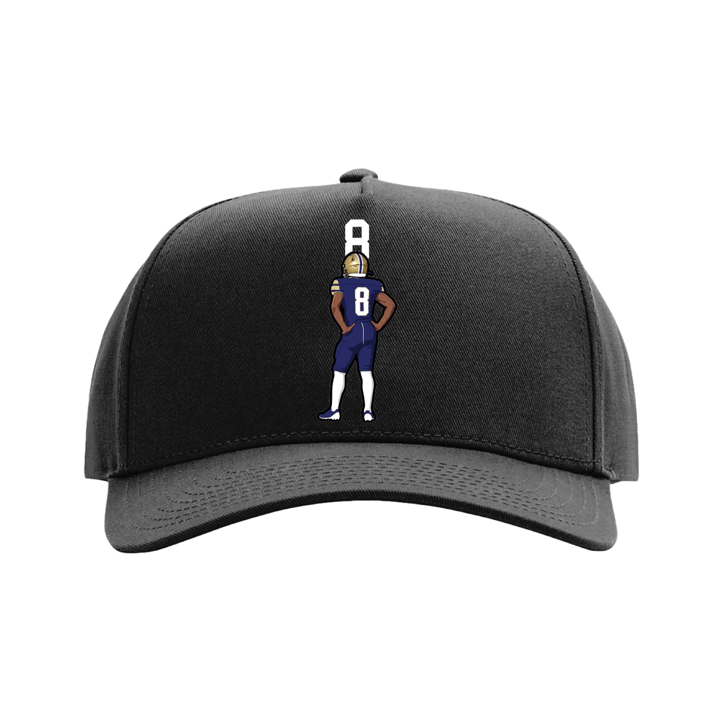 Full Fabric Five-Panel Champ Cap