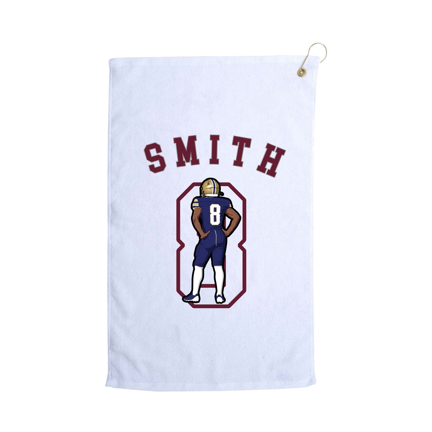Golf Towel — Shirsey Arch in White