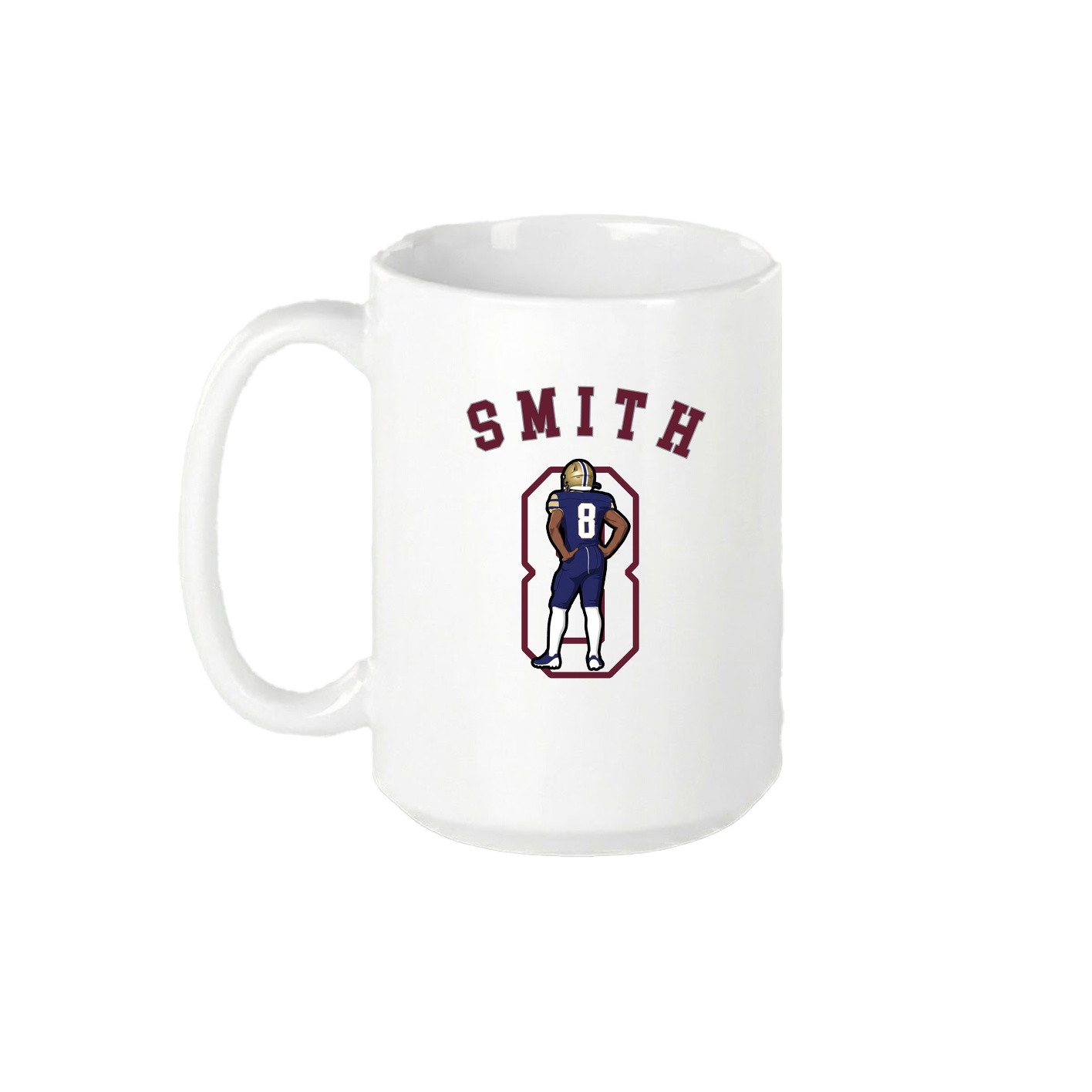 15oz Coffee Mug — Shirsey Arch in White