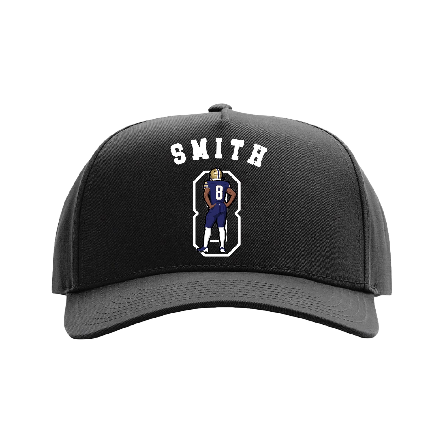 Full Fabric Five-Panel Champ Cap