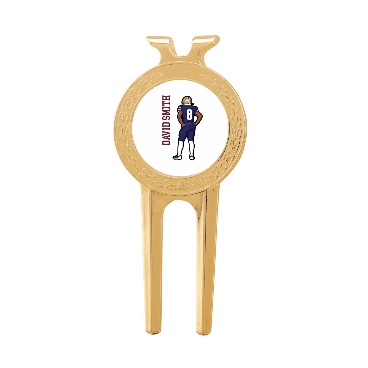 Divot Tool with Ball Marker — Name Vertical in Classic
