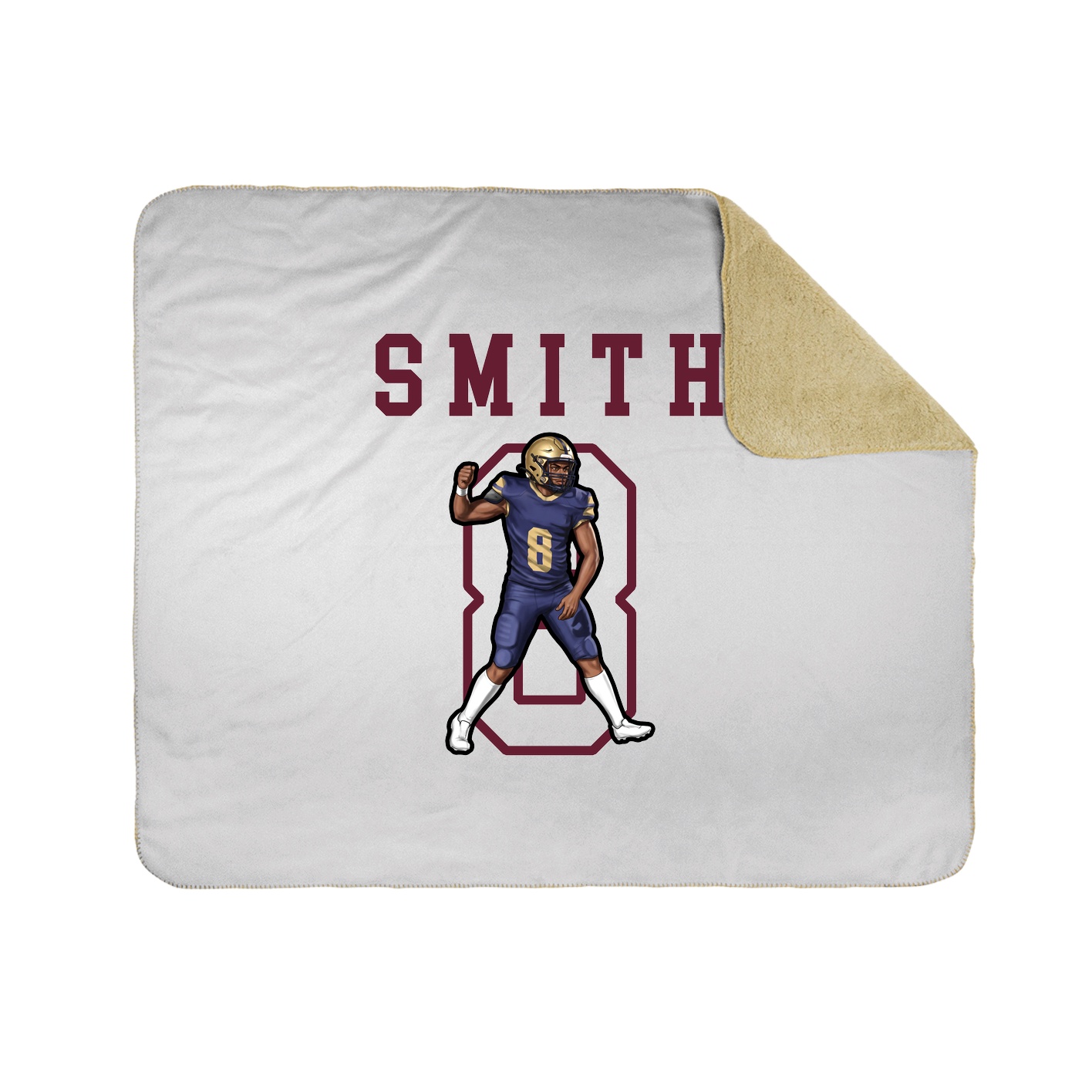 Throw Blanket — Shirsey in White