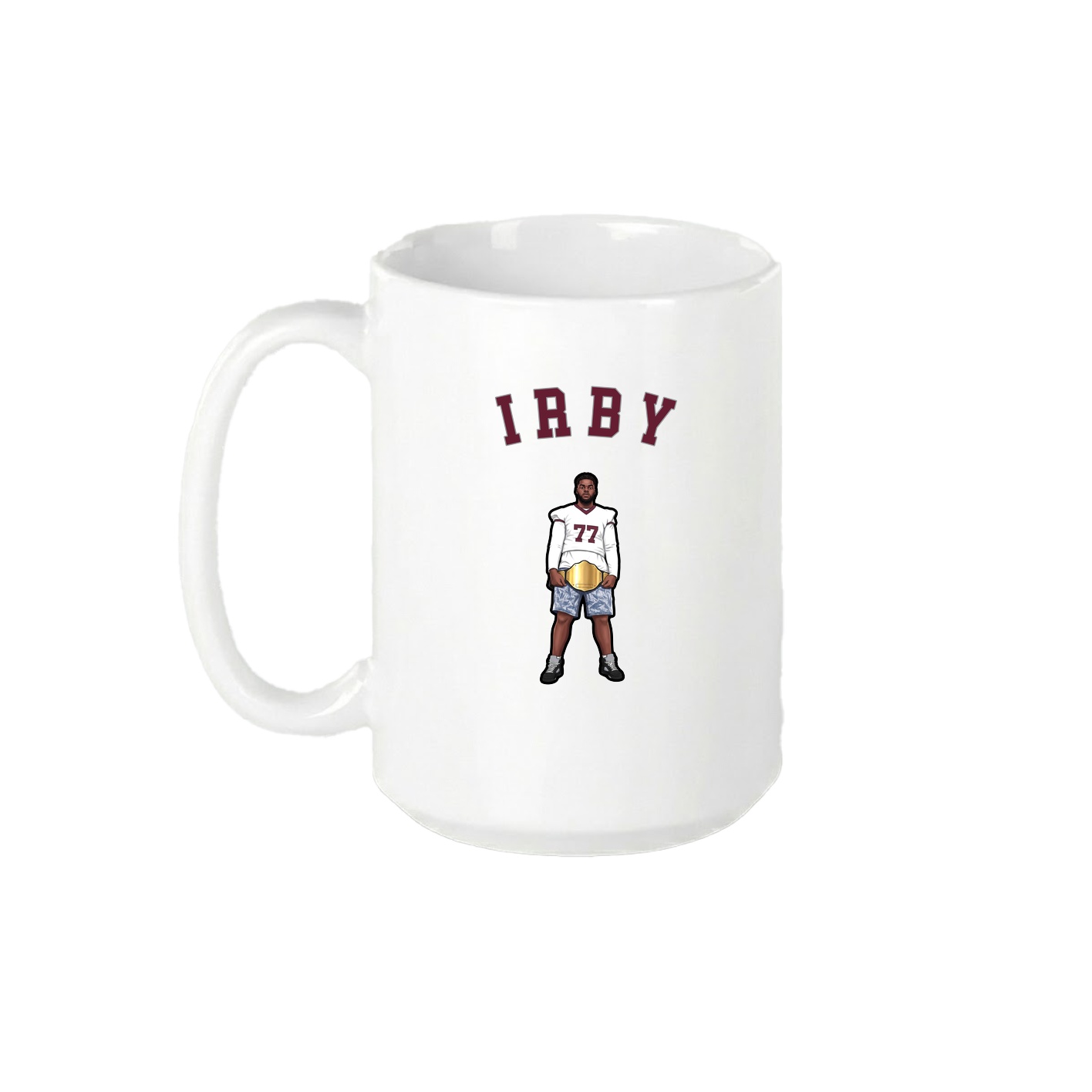 15oz Coffee Mug — Shirsey Arch in White