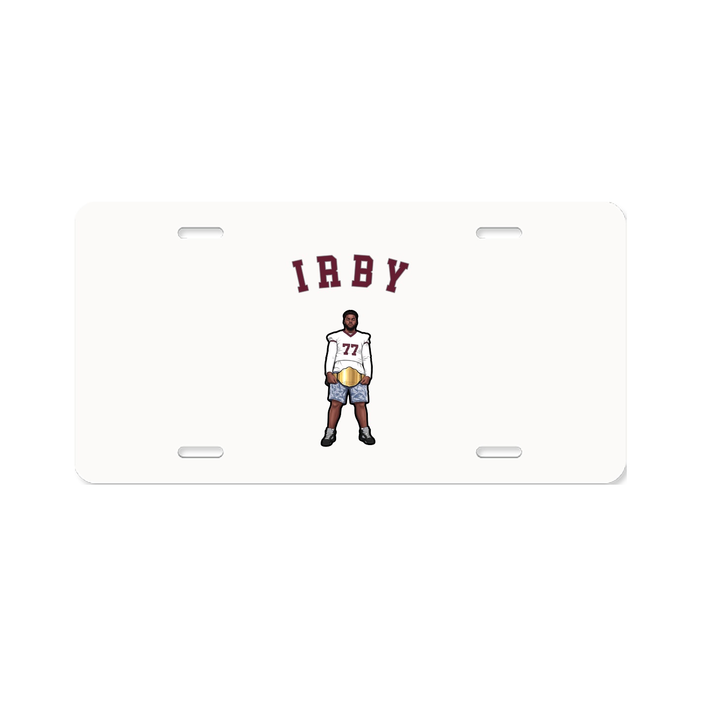 License Plate — Shirsey Arch in Classic