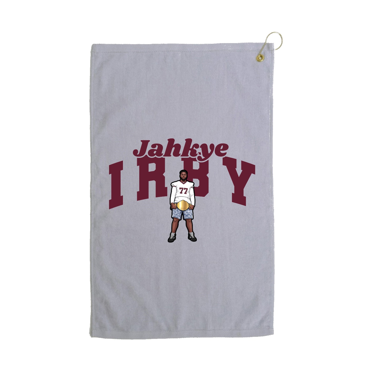 Golf Towel — Signature Arch in Grey