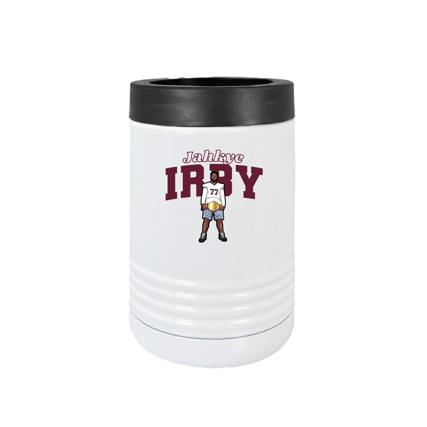 Beverage Holder — Name Arch in White