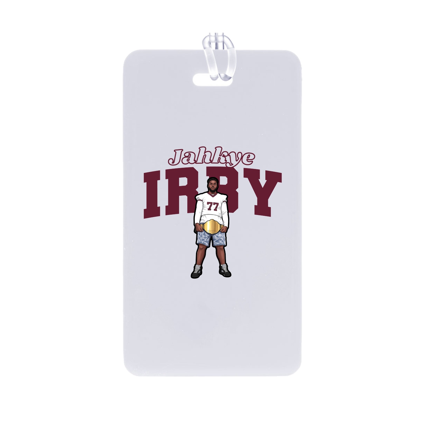 Bag Tag — Name Arch in Classic