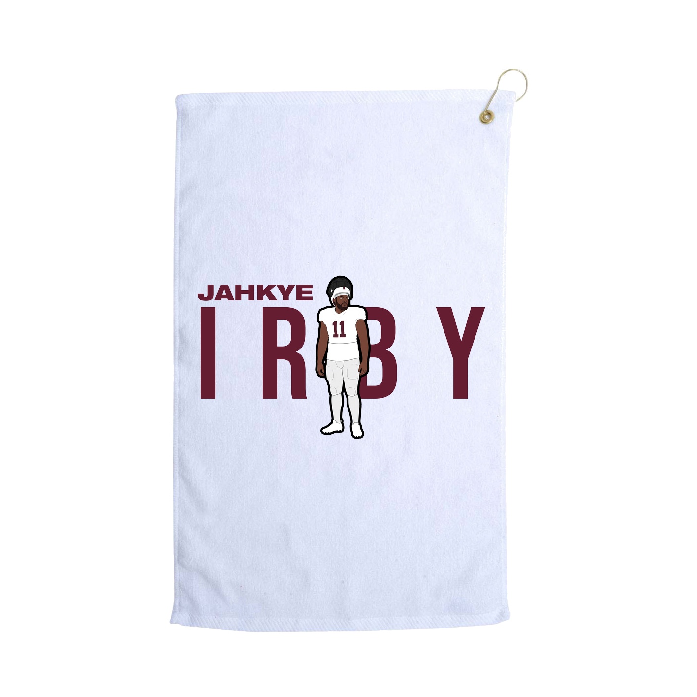 Golf Towel — Player Name in White