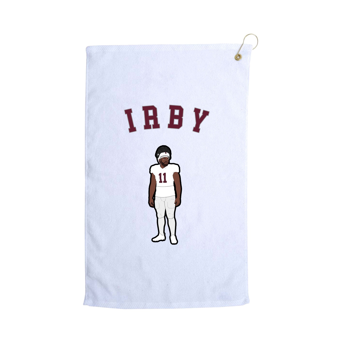 Golf Towel — Shirsey Arch in White