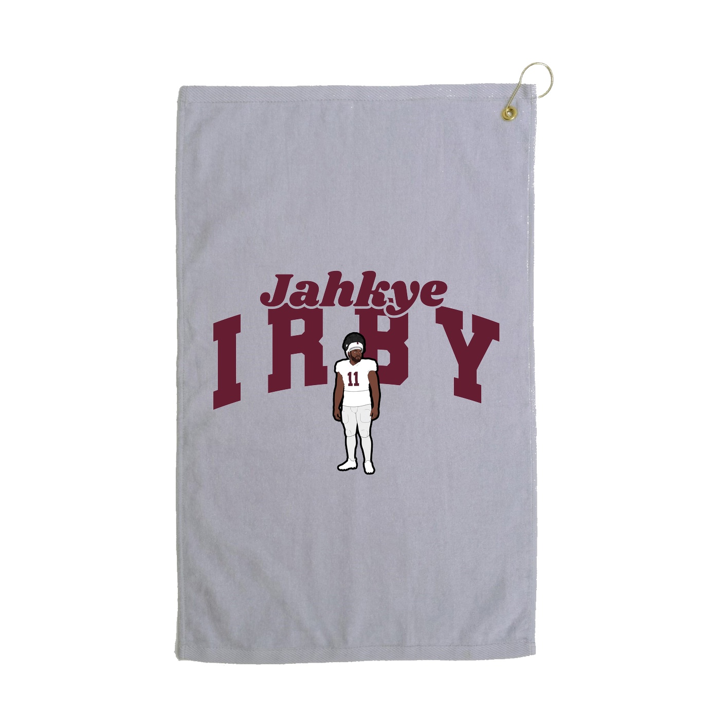 Golf Towel — Signature Arch in Grey