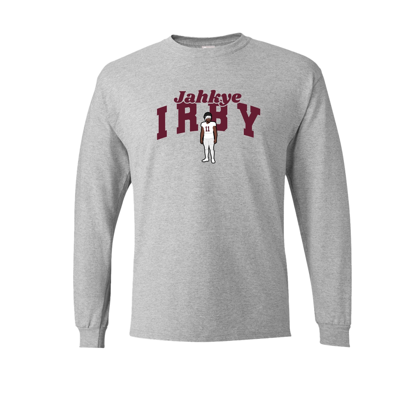 Long Sleeve Tee — Signature Arch in Grey