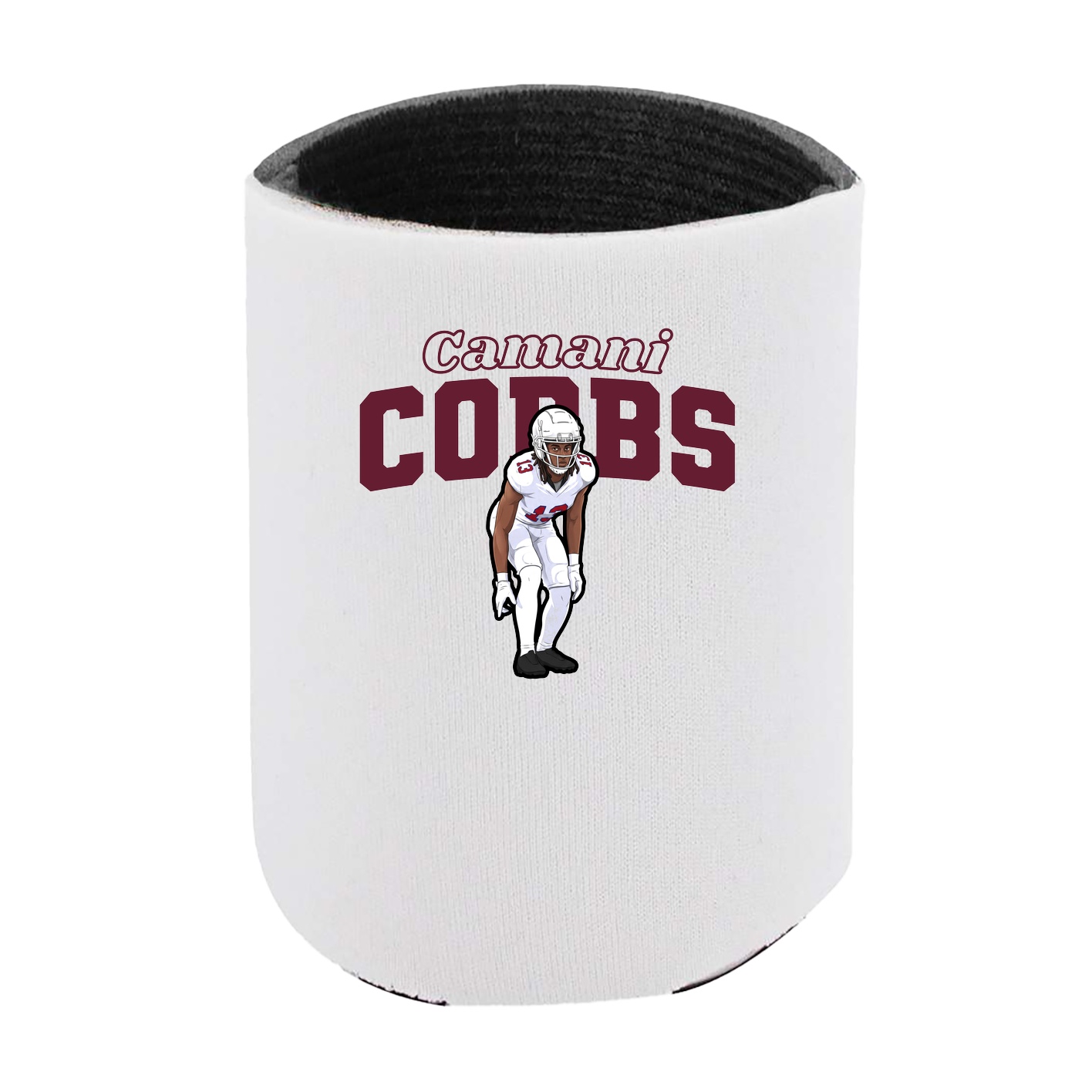 Can Holder — Name Arch in White