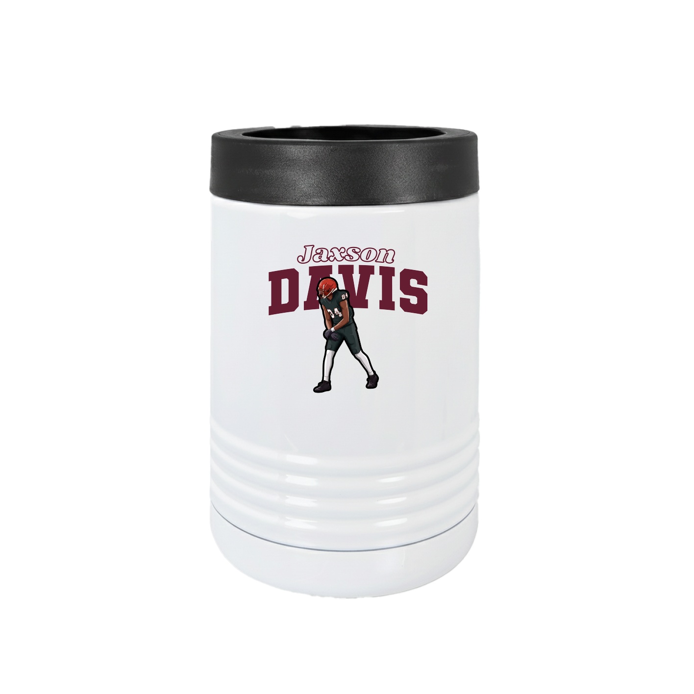 Beverage Holder — Name Arch in White