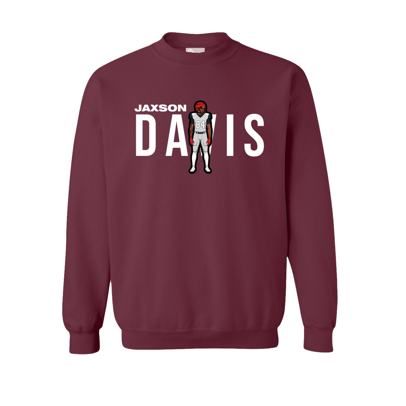 Fleece Crew — Player Name in Maroon