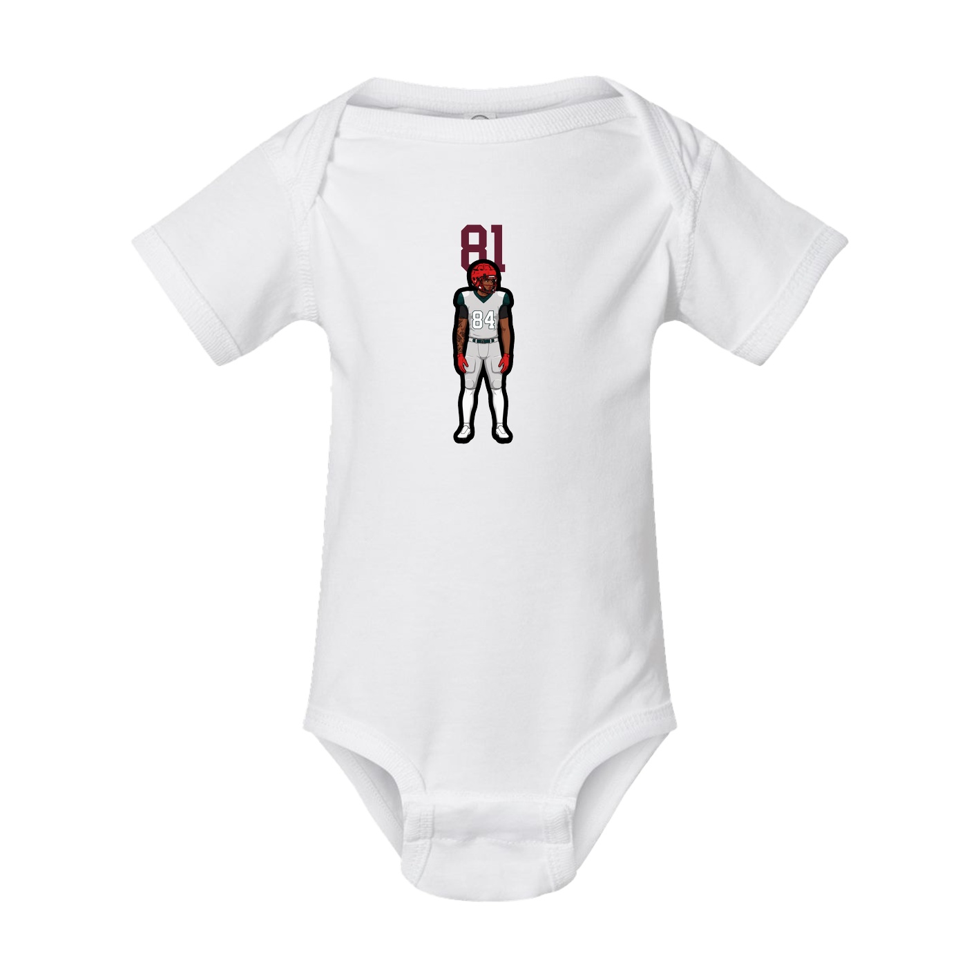 Baby Onesie — Number Top in White
