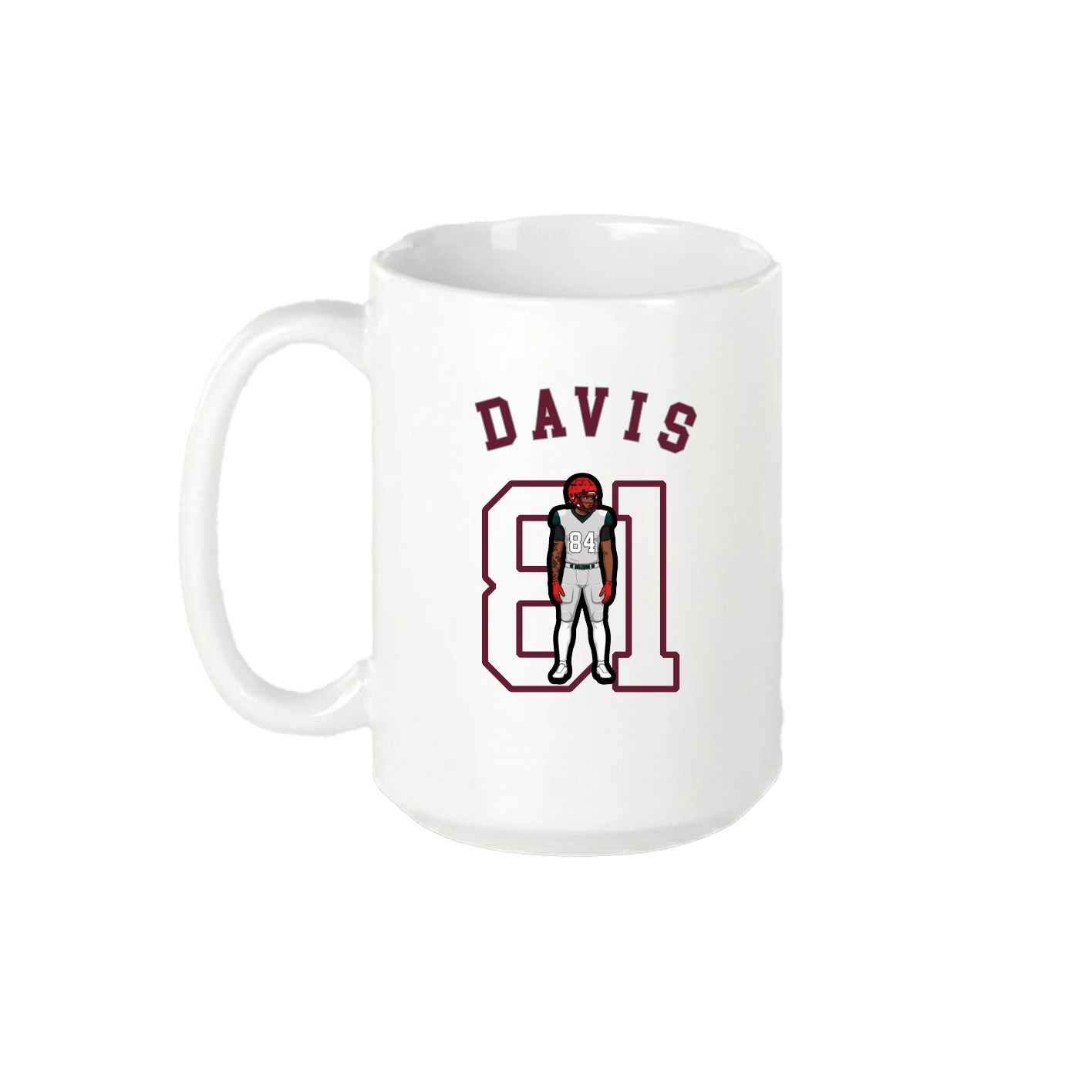 15oz Coffee Mug — Shirsey Arch in White