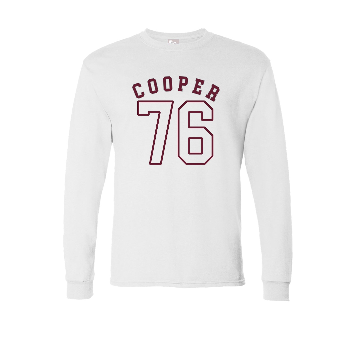 Long Sleeve Tee — Shirsey Arch in White