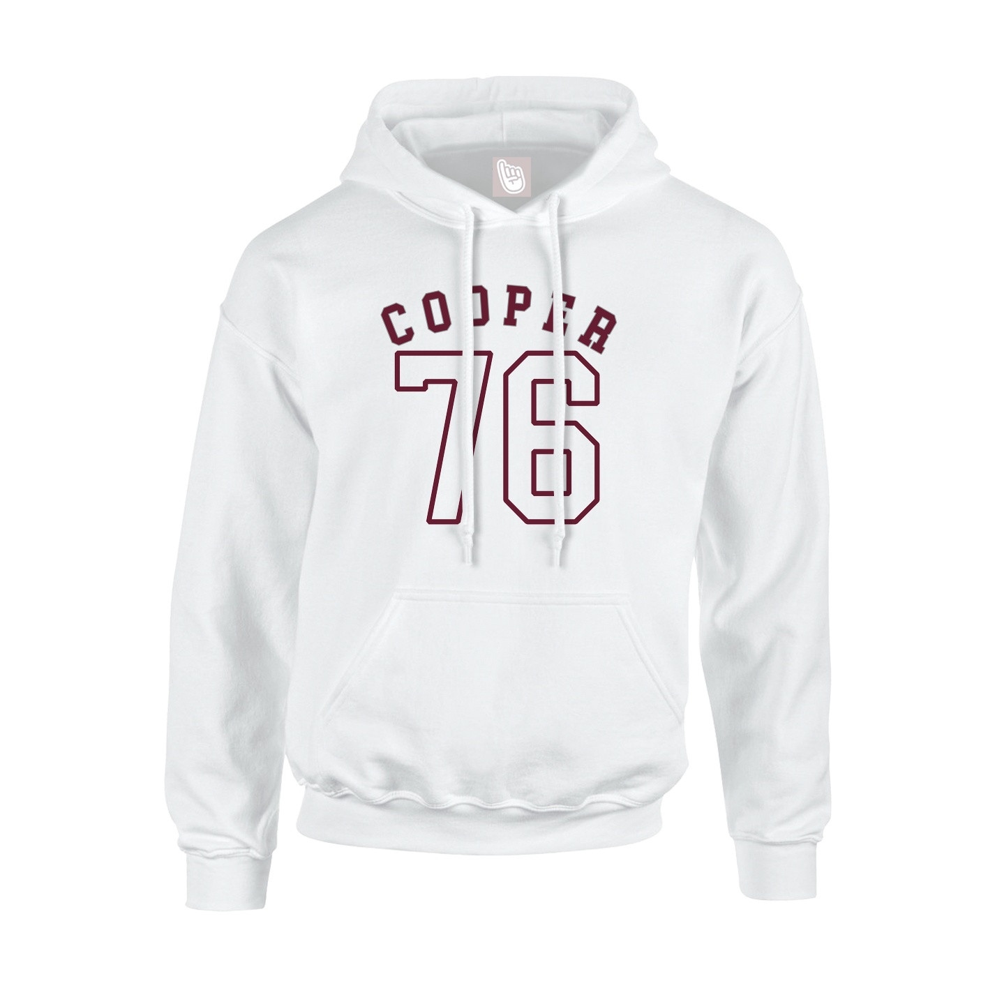 Hoodie — Shirsey Arch in White