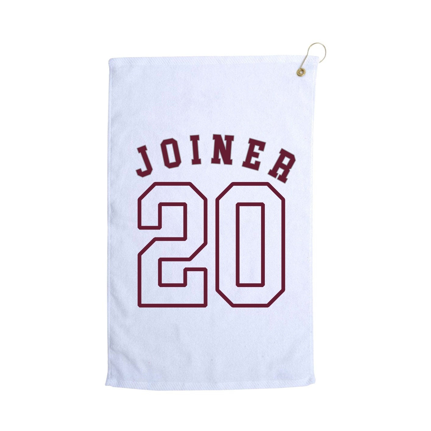 Golf Towel — Shirsey Arch in White
