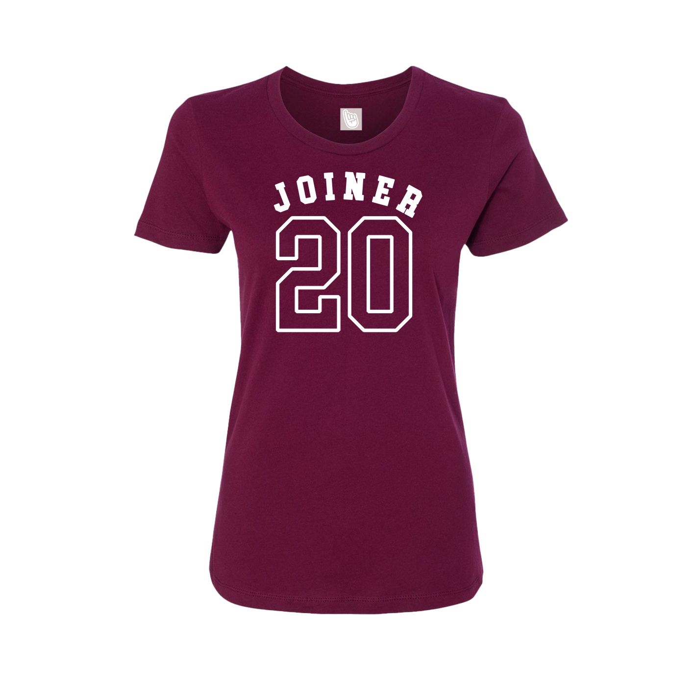Fitted Women's Tee — Shirsey Arch in Maroon