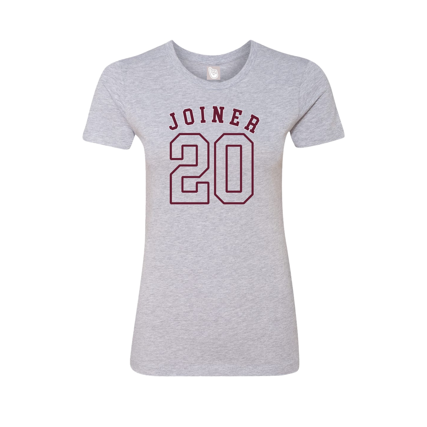 Fitted Women's Tee — Shirsey Arch in Grey