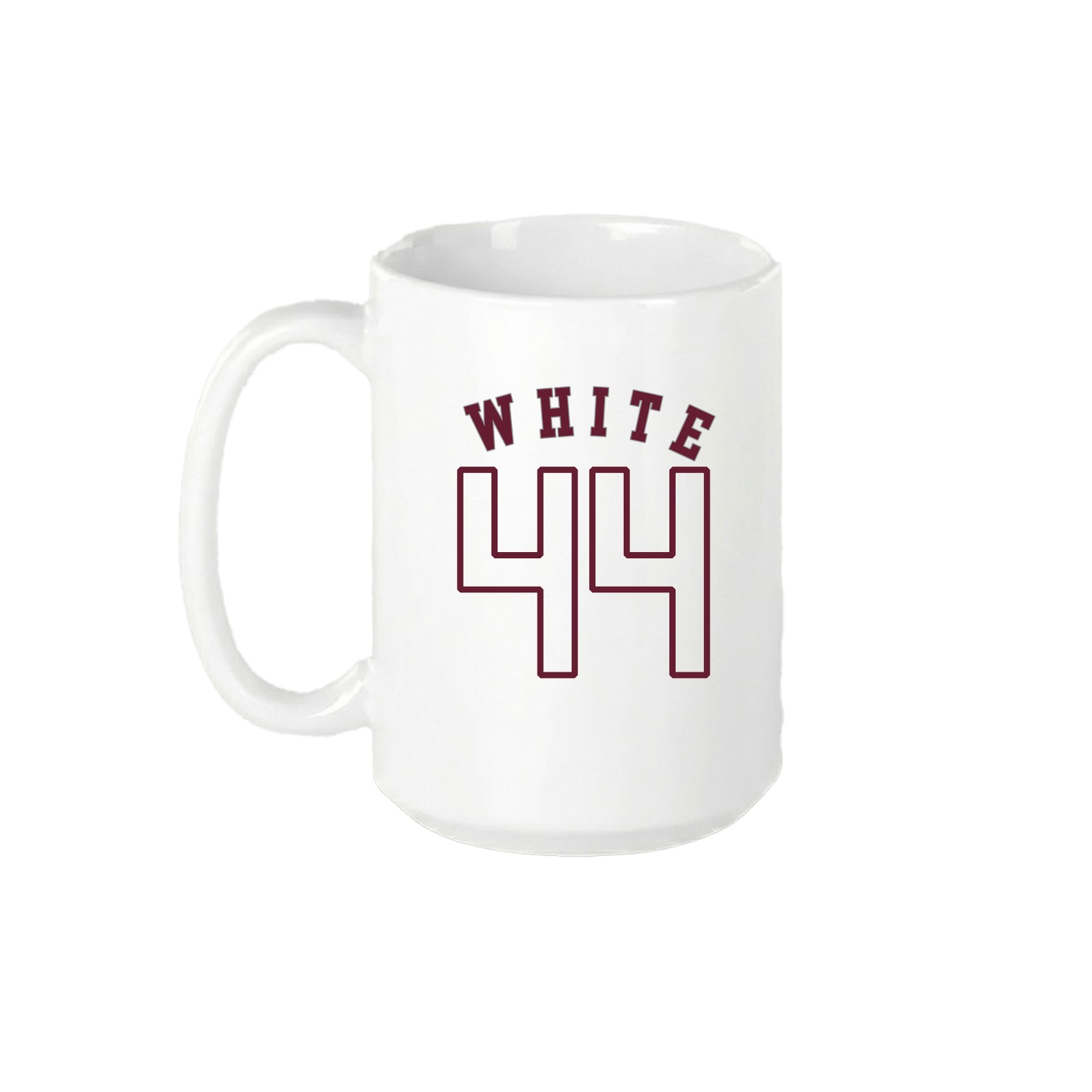 15oz Coffee Mug — Shirsey Arch in White