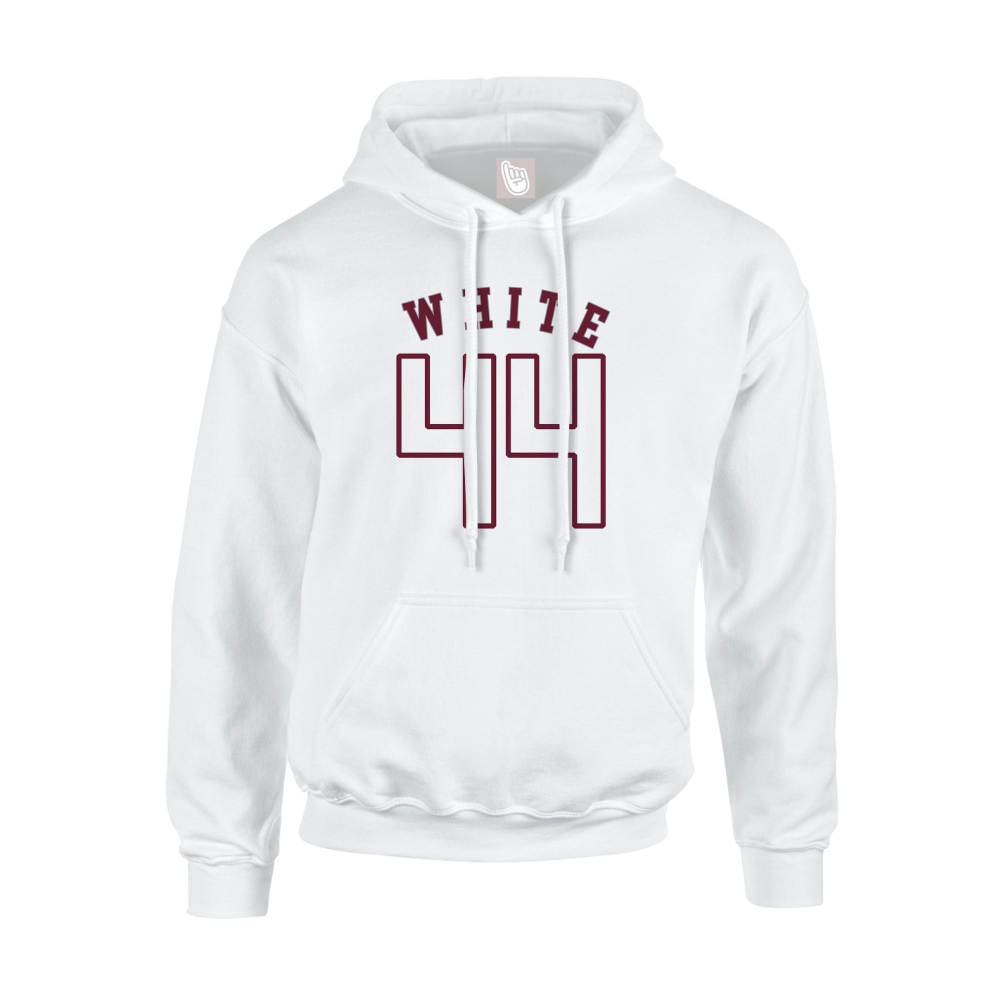 Hoodie — Shirsey Arch in White