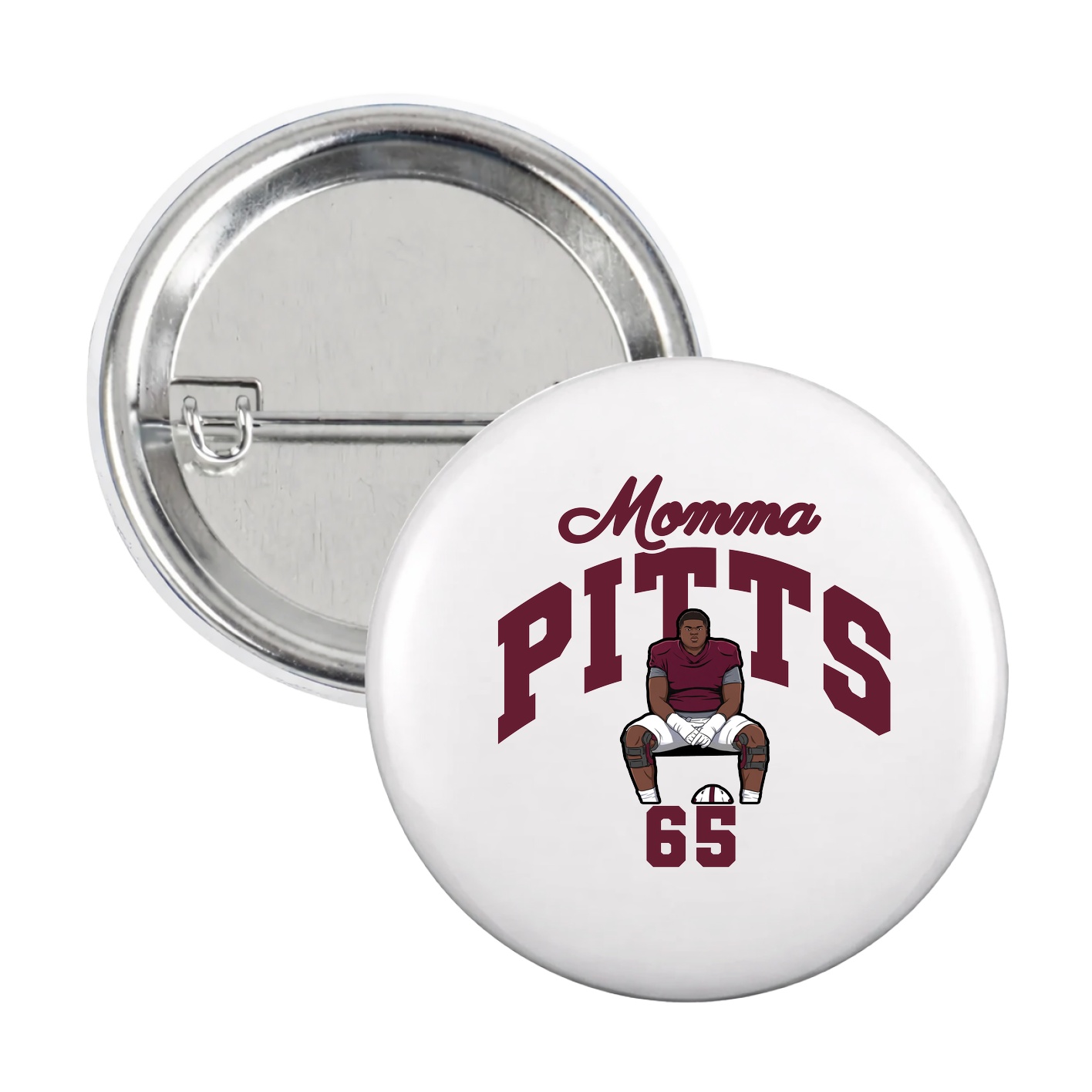 Game Day Button — Mothers Day Arch in White