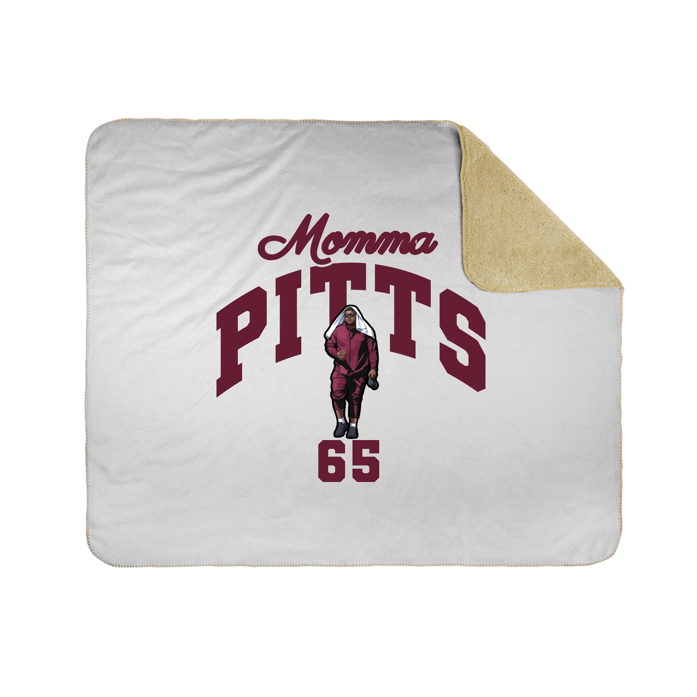 Throw Blanket — Mothers Day Arch in White