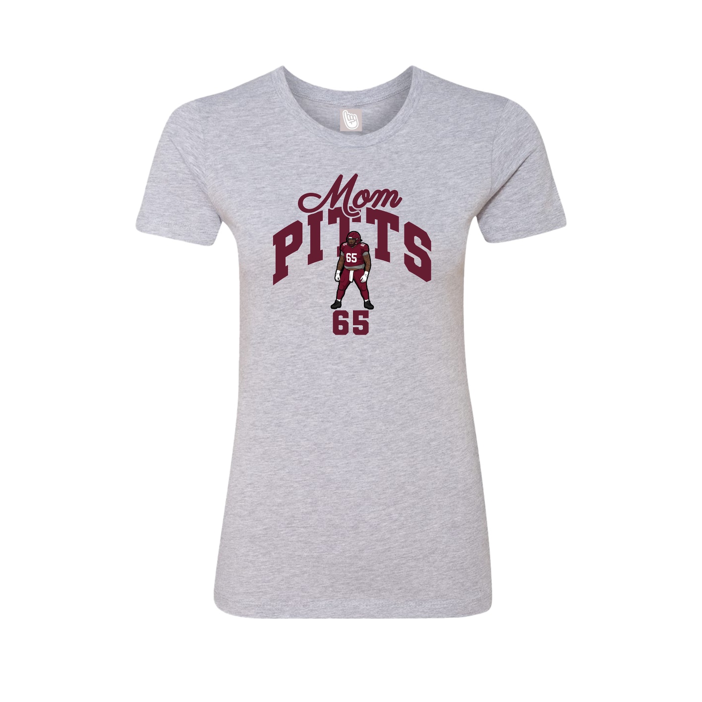 Womens Tee — Mothers Day Arch in Grey