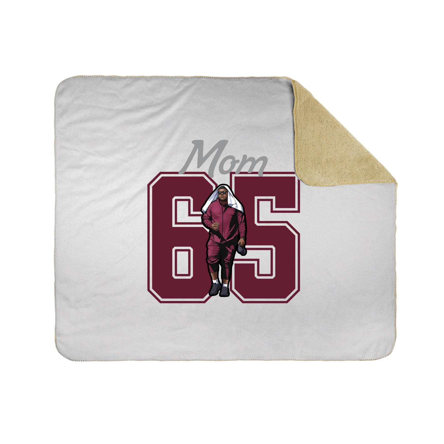 Throw Blanket — Mothers Day Shirsey in White