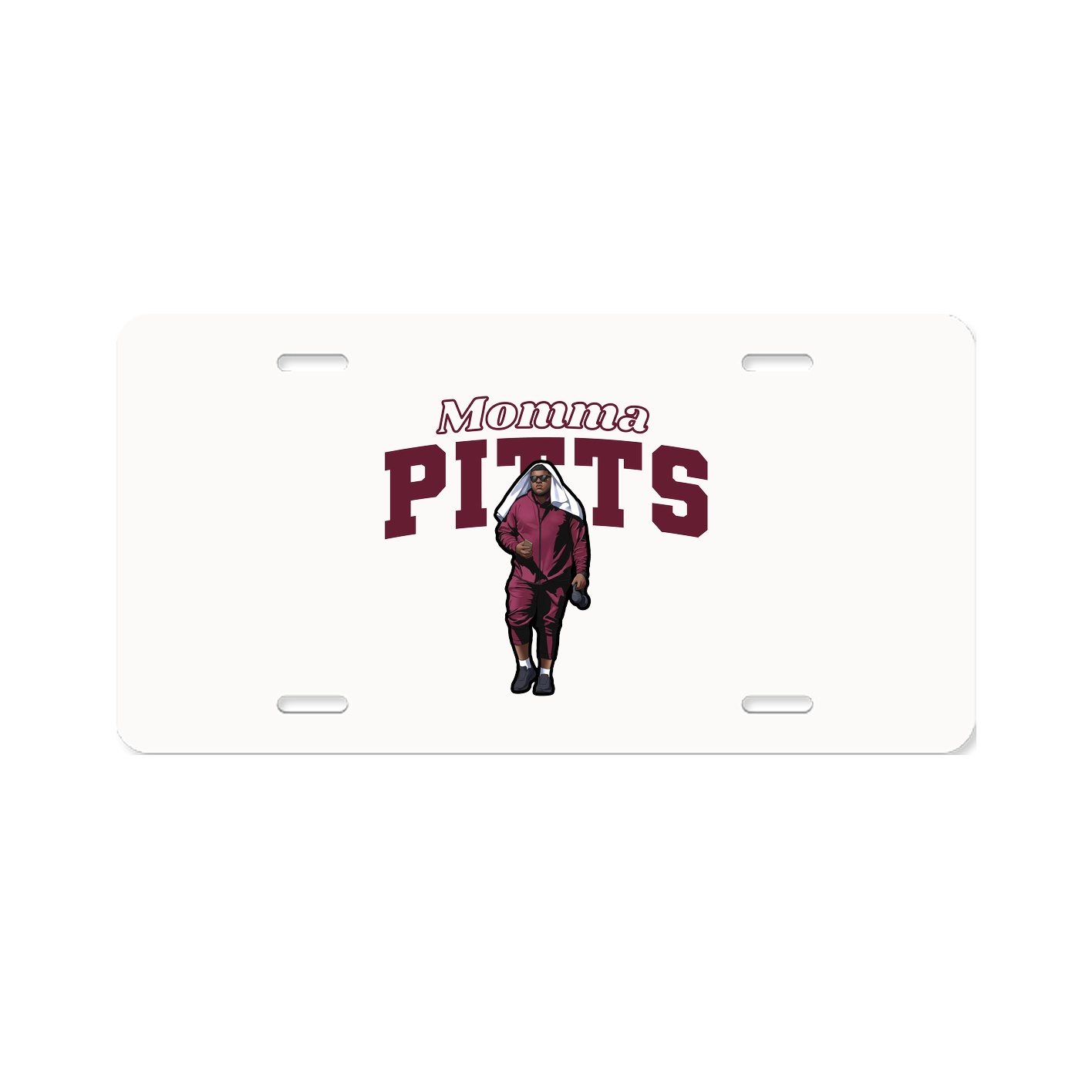 License Plate — Mothers Day Block in Classic