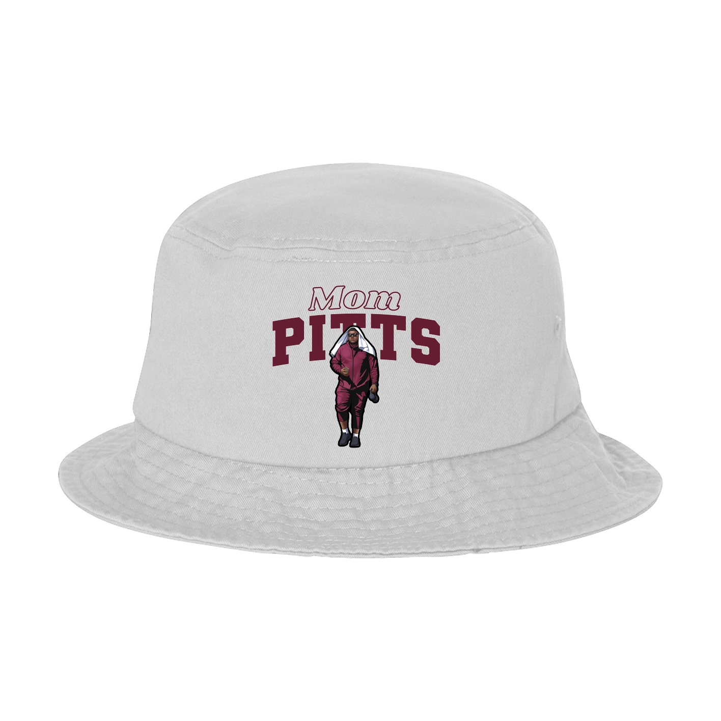 Bucket Cap — Mothers Day Block in White