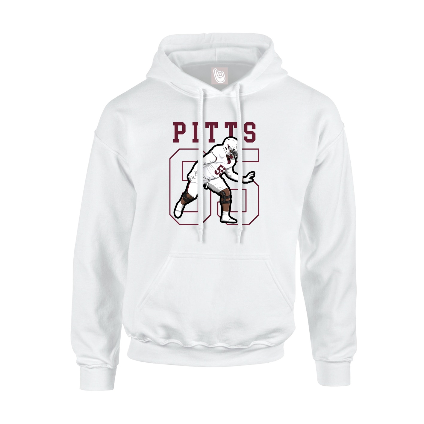 Youth Hoodie — Shirsey in White